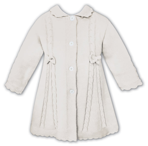Sarah louise Ivory wool Coat main image 0