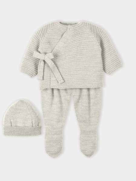 Mac Ilusion Unisex White Knitted Top & Jam Pants