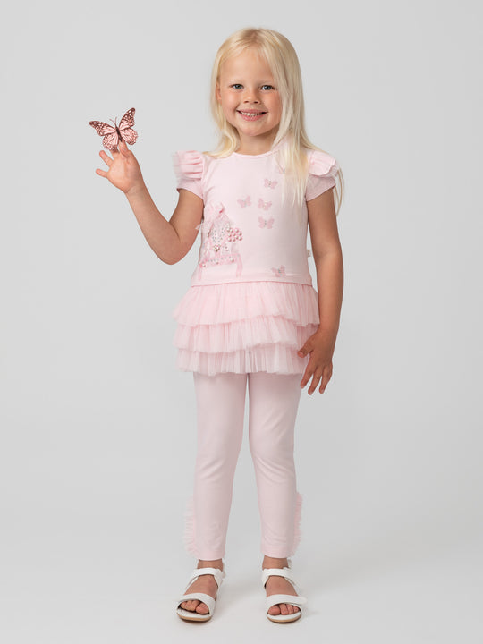 Caramelo Kids Pearl Vanity Legging Set