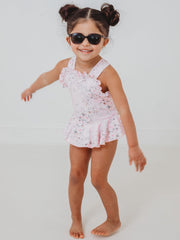 'Rosie' floral frill swimsuit - Rose & Albert