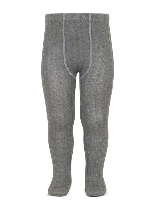 Condor grey ribbed tights