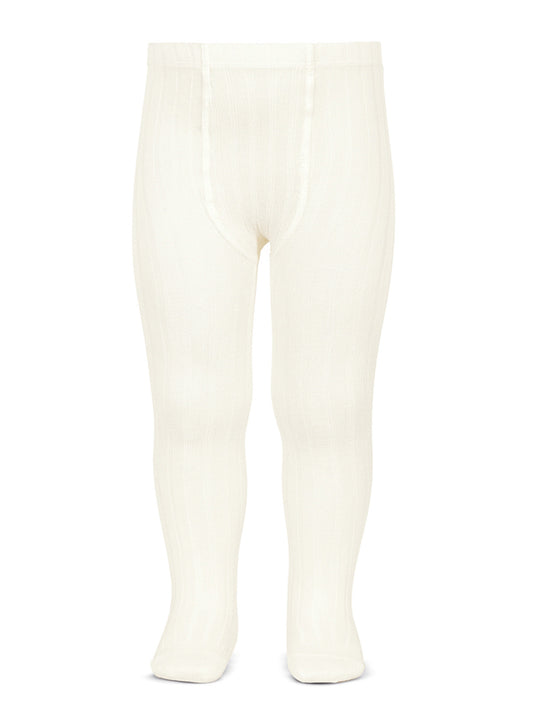 Condor cream ribbed tights