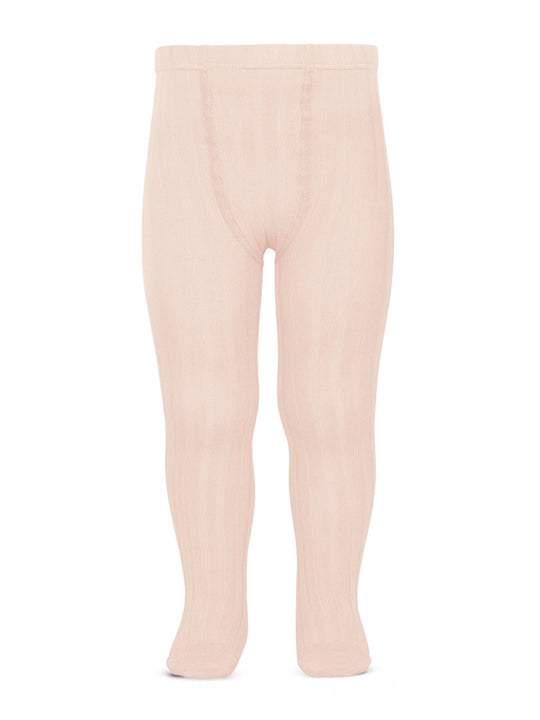 Condor nude pink ribbed tights