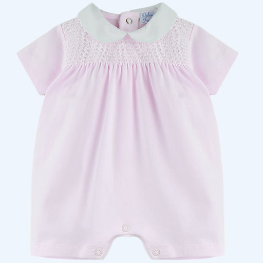 Pink smocked shortie