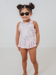 'Rosie' floral frill swimsuit - Rose & Albert