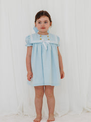 'Skye' mint green chambray sailor dress
