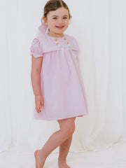 'Skye' pink chambray sailor dress