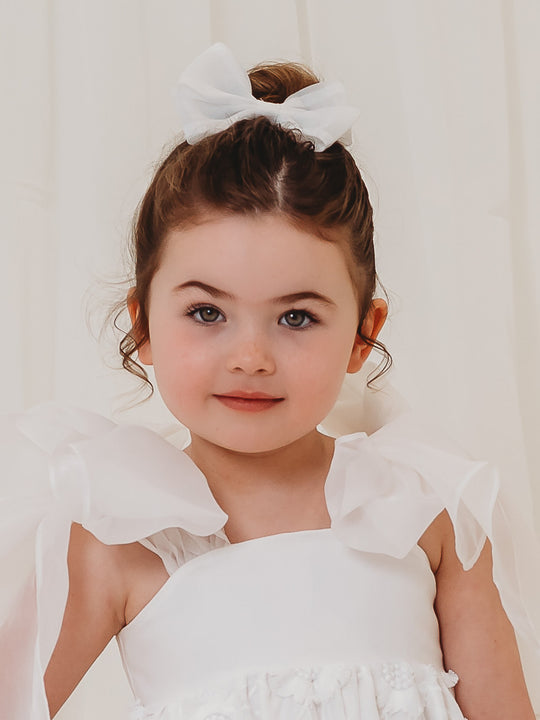 'Celine' organza hair bow