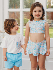 'Betsy' petal collar bikini set