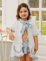 'Betsy' towelling hooded poncho