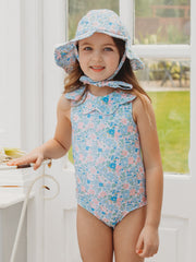 'Betsy' petal collar sleeveless swimsuit