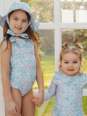 'Betsy' petal collar sleeveless swimsuit