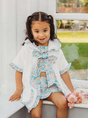 'Betsy' towelling hooded poncho