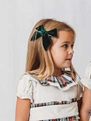 Condor bottle green velvet bow