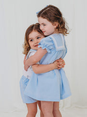 'Skye' blue chambray sailor dress