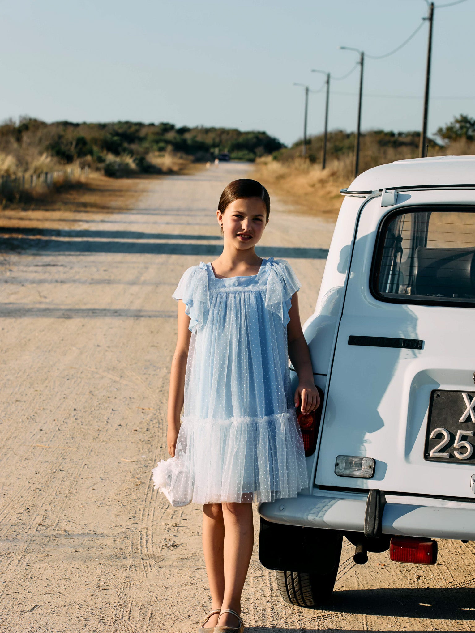 Patachou blue tulle dress Rose & Albert Patachou blue tulle dress Rose & Albert