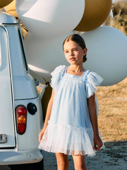 Patachou blue tulle dress