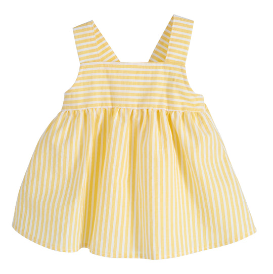 Calamaro Baby Lemon Stripe Dress