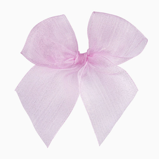 Condor small Pink organza hair bow
