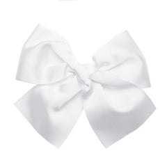 Condor large white grosgrain hair bow