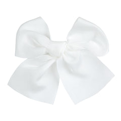 Condor large ivory grosgrain hair bow