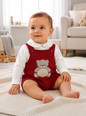Pex Red Teddy Bear Knitted Outfit