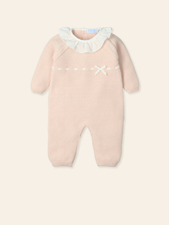 Mac Ilusion nude pink knitted romper