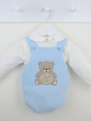 Pex Blue Teddy Bear Knitted Outfit