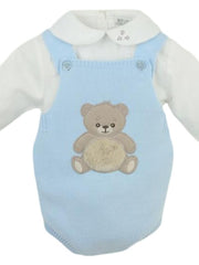 Pex Blue Teddy Bear Knitted Outfit