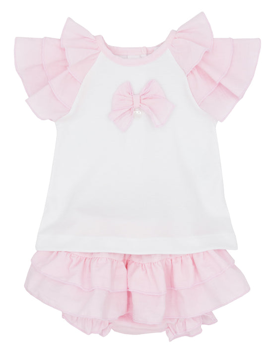 Blues Baby 'Ibiza' pink bloomer set