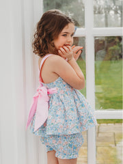 'Betsy' floral bow back bloomer set