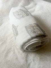 The Gilded Bird 'Carousel' bamboo baby blanket