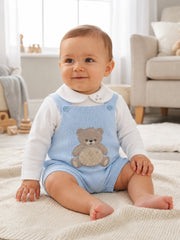 Pex Blue Teddy Bear Knitted Outfit