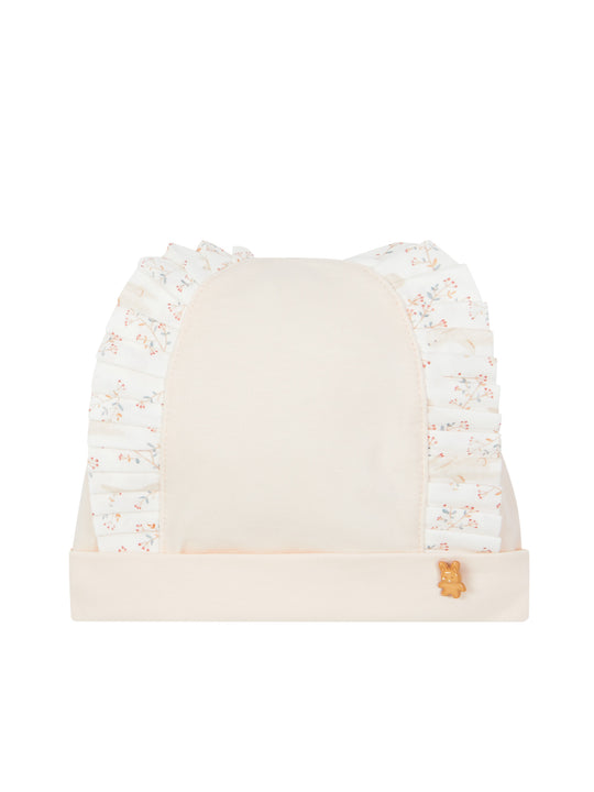 Deolinda Peach Bunny Cotton Hat