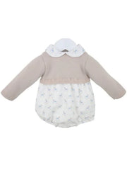 Pex beige rocking horse romper