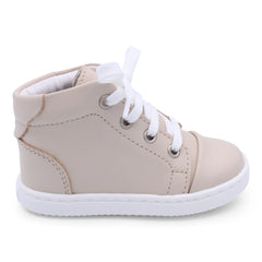 Borboleta Nude 'Danilo' Leather Hi-Top Boots