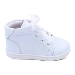 Borboleta White 'Danilo' Leather Hi-Top Boots