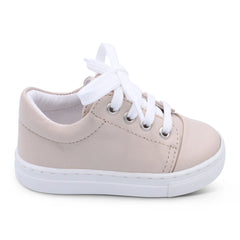 Borboleta Nude 'Santiago' Leather Trainers