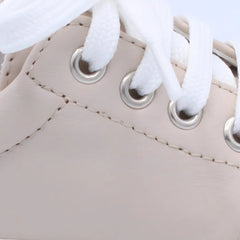 Borboleta Nude 'Santiago' Leather Trainers
