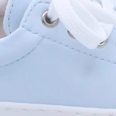 Borboleta Blue 'Santiago' Leather Trainers