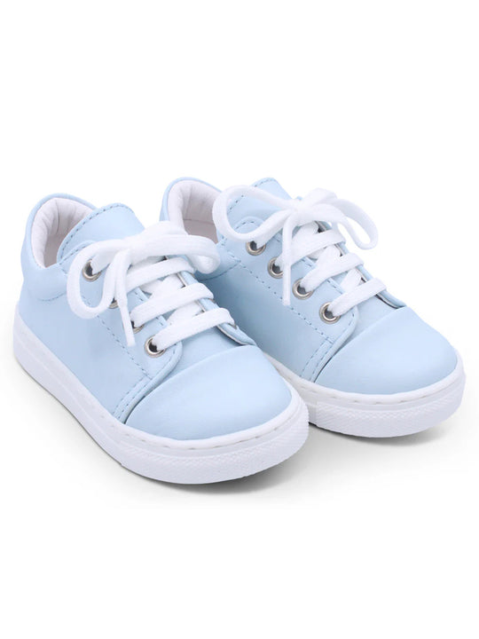 Borboleta Blue 'Santiago' Leather Trainers