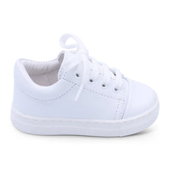 Borboleta White 'Santiago' Leather Trainers