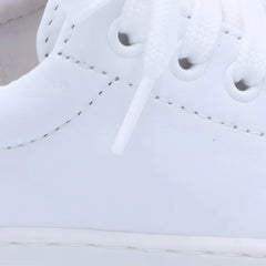 Borboleta White 'Santiago' Leather Trainers