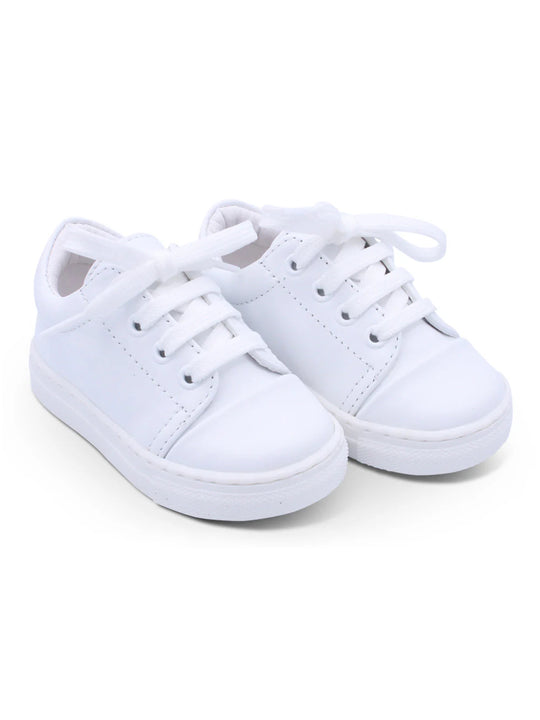 Borboleta White 'Santiago' Leather Trainers