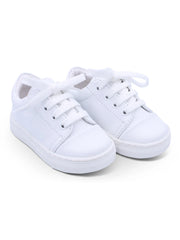 Borboleta White 'Santiago' Leather Trainers