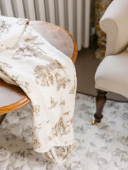 The Gilded Bird 'Western toile' bamboo baby blanket