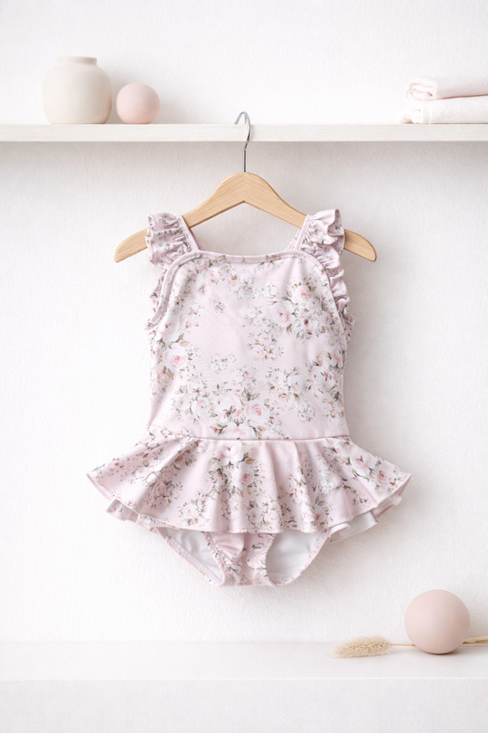 'Rosie' floral frill swimsuit