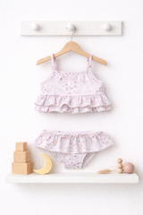 'Heather' frill floral bikini - Rose & Albert