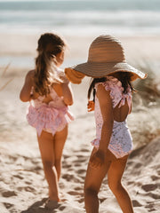 'Petal' floral bow back swimsuit - Rose & Albert