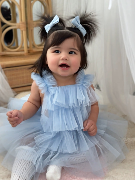 'Lovella' Blue Tulle Romper